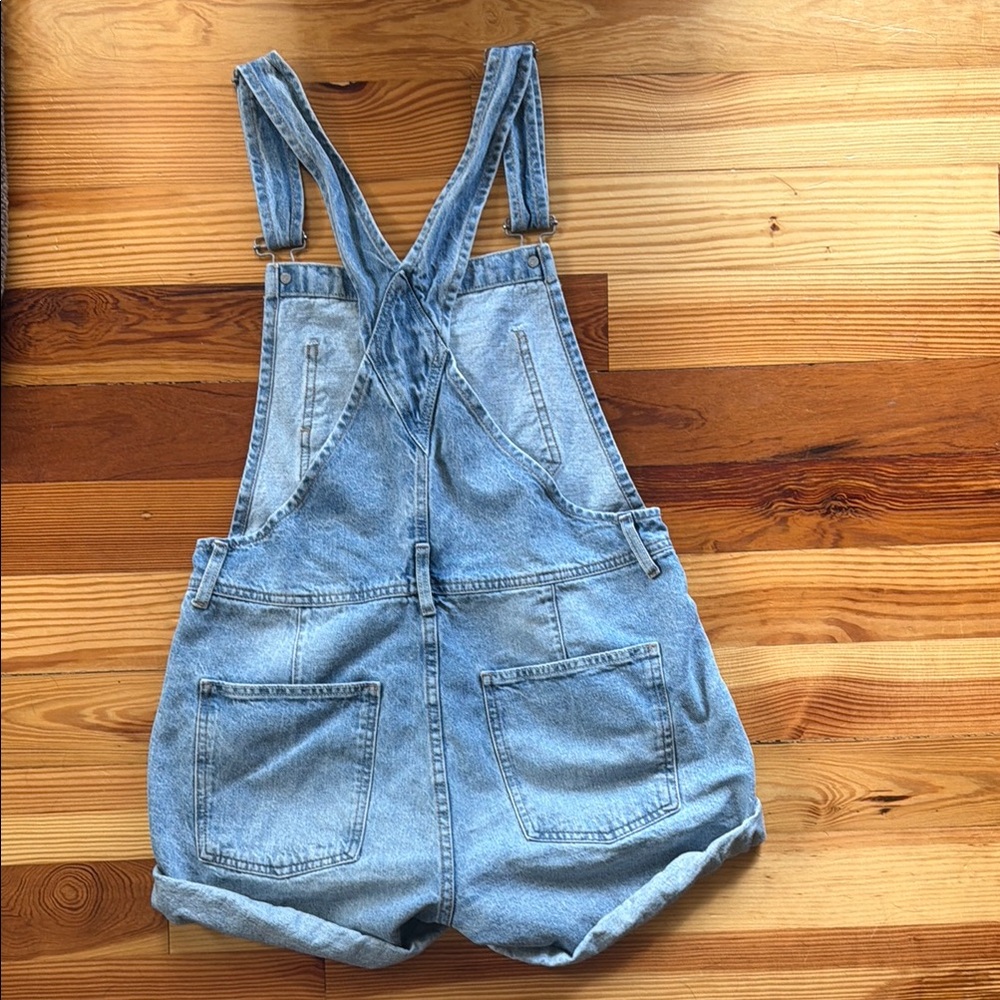 We The Free People Ziggy Denim Overalls / Shortalls sz SM - Picture 6 of 8